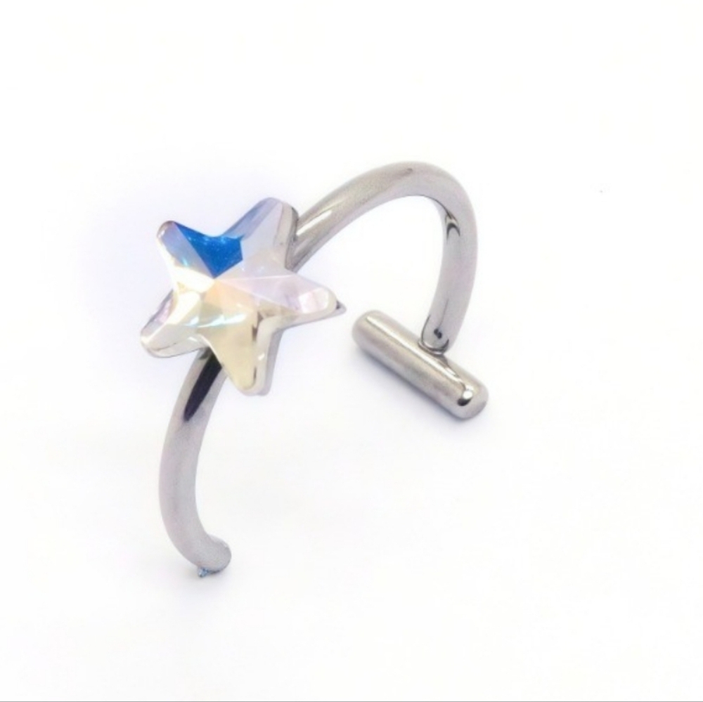Faux Clip On Lip Ring